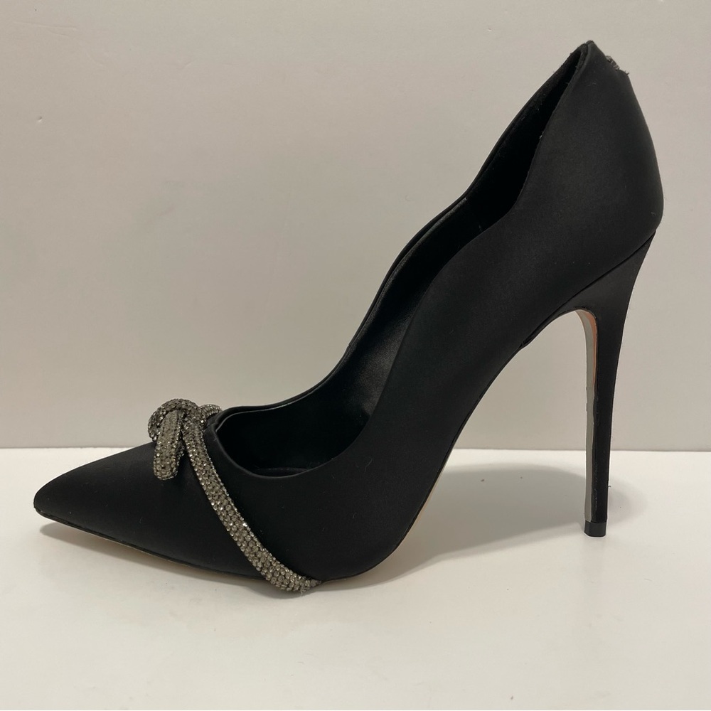 Sam Edelman Deela Pointed Toe Heel Black with Silver Accents Size 9 - Picture 5 of 15